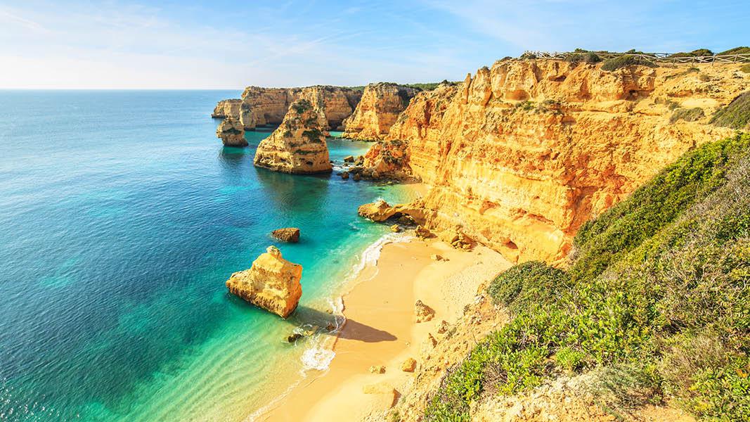 Algarvekysten, strande i Portugal, Lagos p Algarvekysten